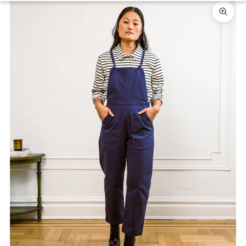 Loup Navy Blue Women's Overalls